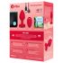 b-vibe hart - draadloze anale vibrator (rood)