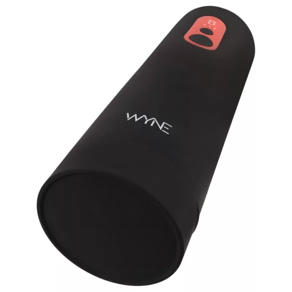 WYNE 08 - automatische masturbator - bewegende schacht - oplaadbaar - zwart
