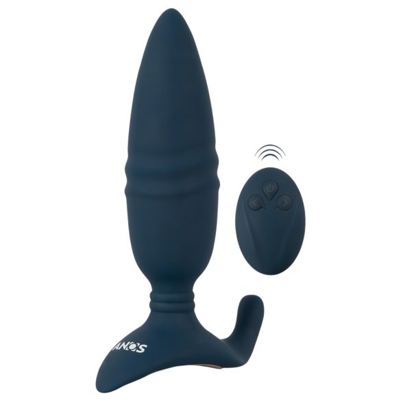 ANOS - Draadloze stuwende anale vibrator (blauw)