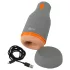 Rebel - waterdichte klem masturbator (naturel-grijs)