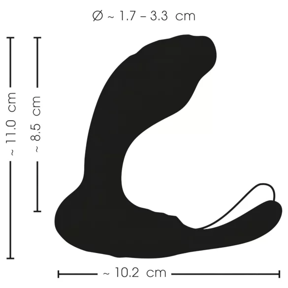 Smile - G-spot & P-spot vibrator - zwart