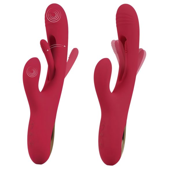 Smile - clitorale vibrator met tongfunctie - rood