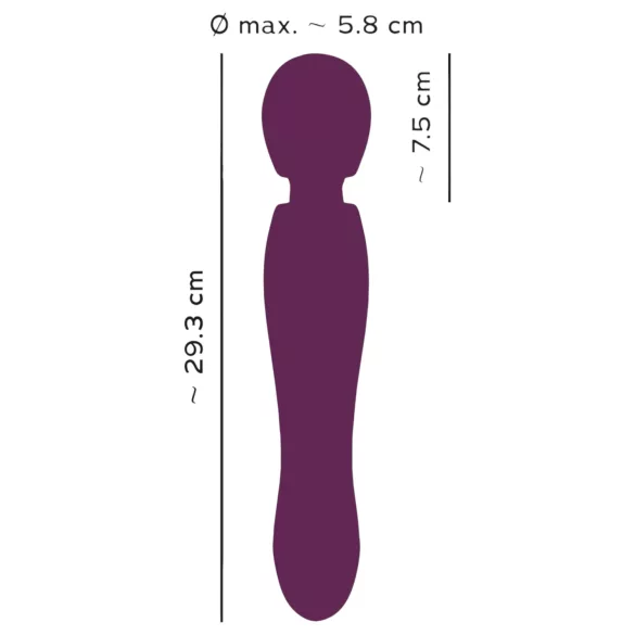 You2Toys Grande - vibrerende massagestok - oplaadbaar - rood