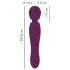 You2Toys Grande - vibrerende massagestok - oplaadbaar - rood
