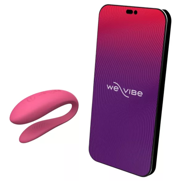 We-Vibe Sync Lite - App- en afstandsbedienings-koppelsvibrator (roze)