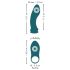 Koppel Vibes - 3in1 Flexibele Vibrator (Turkoois)
