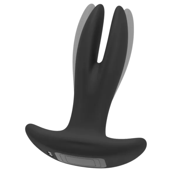 ANOS - dubbele anale vibrator (zwart)