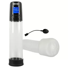  Mister Boner - oplaadbare, automatische penispomp (zwart-transparant)