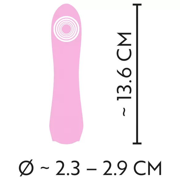 Cuties Mini 4 - oplaadbare vibrator - waterdicht - roze
