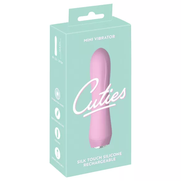 Cuties Mini 4 - oplaadbare vibrator - waterdicht - roze