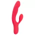 Smile Thumping Rabbit - vibrator met 3 motoren - oplaadbaar - rood