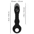 Eternal - oplaadbare thrusting vibrator - zwart