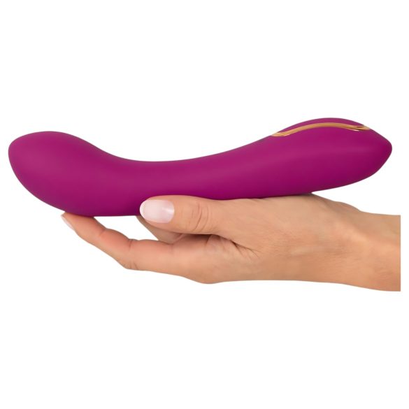 Javida - Vibrator met dubbele pompfunctie - Vibrerend - Siliconen - Paars