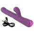 Javida - 3in1 rabbit vibrator - siliconen - paars