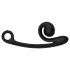 Slakken Vibe Curve - 2in1 clitorisstimulator vibrator (zwart)