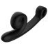 Snail Vibe Curve - 2in1 clitorisstimulerende vibrator (zwart)
