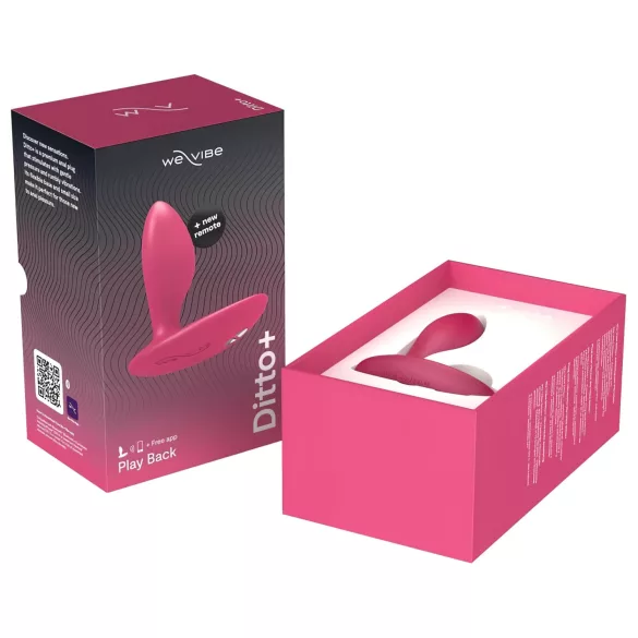 We-Vibe Ditto+ - App-gestuurde anaalvibrator (roze)