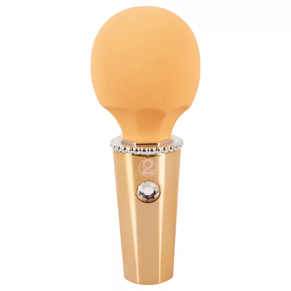 You2Toys - mini wand vibrator - oplaadbaar massage apparaat - geel