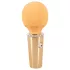You2Toys - mini wand vibrator - oplaadbaar massage apparaat - geel