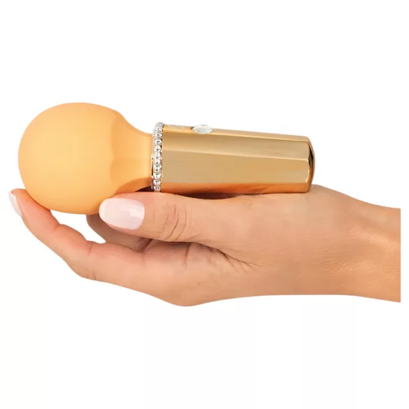 You2Toys - mini wand vibrator - oplaadbaar massage apparaat - geel