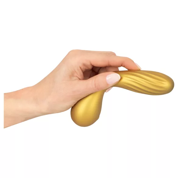 Sweet Smile - Metallic Vibe mini vibrator (geel)