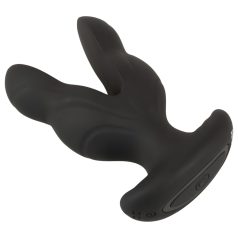 ANOS - tweevoudige anaal vibrator (zwart)