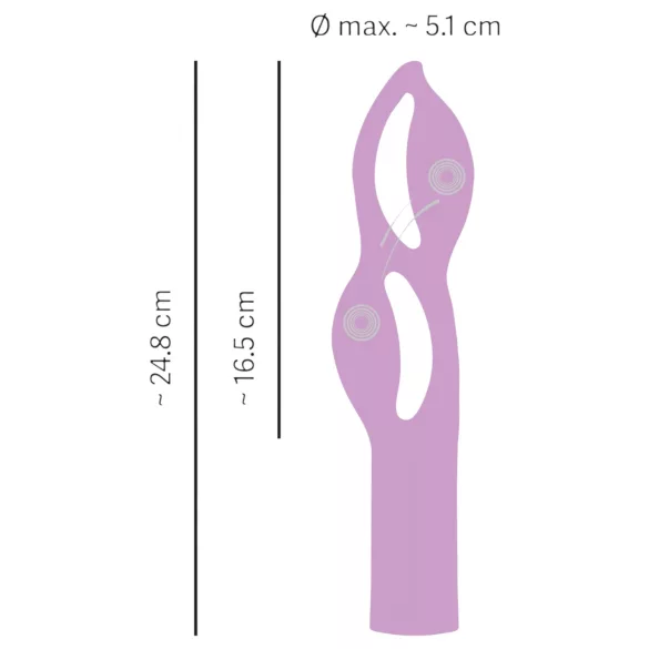 You2Toys Fabulous - oplaadbare 2-motoren vibrator (paars)