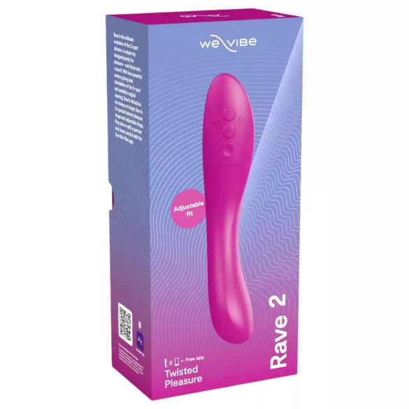We-Vibe Rave 2 - App-gestuurde G-spot vibrator (roze)