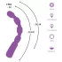 You2Toys - G-punt en P-punt vibrator met parels - paars