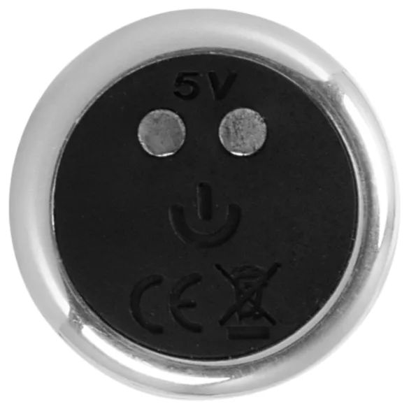 Rebel - metalen prostaatvibrator (zilver)