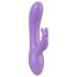 Smile - vibrator met clitorisstimulator - siliconen - paars