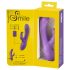 Smile - vibrator met clitorisstimulator - siliconen - paars