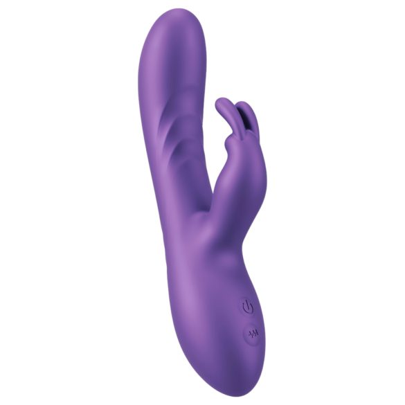 Smile - vibrator met clitorisstimulator - siliconen - paars