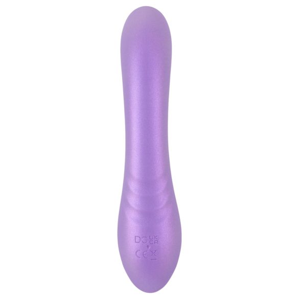 Smile - vibrator met clitorisstimulator - siliconen - paars
