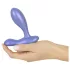 Smile - vibrerende buttplug - siliconen - blauw