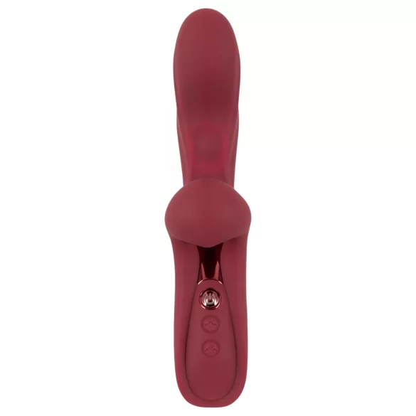 Javida - rabbit vibrator met clitorisstimulator - oplaadbaar - rood