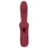 Javida - rabbit vibrator met clitorisstimulator - oplaadbaar - rood