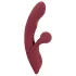 Javida - rabbit vibrator met clitorisstimulator - oplaadbaar - rood