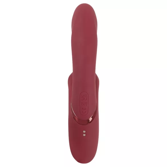 Javida - rabbit vibrator met clitorisstimulator - oplaadbaar - rood