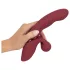 Javida - rabbit vibrator met clitorisstimulator - oplaadbaar - rood