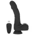 Naked Addiction - realistische roterende stoot vibrator - zwart