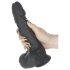 Naked Addiction - Realistische draaischok vibrator (zwart)