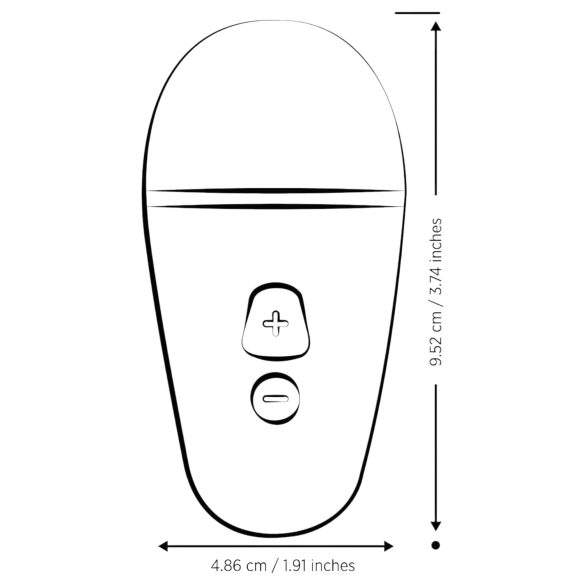 ROMP Free X - oplaadbare luchtdruk clitorisstimulator (paars)