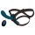 You2Toys - Strap-on vibratorset (zwart-blauw)