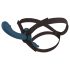 You2Toys - Strap-on vibratorset (zwart-blauw)