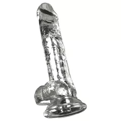 Crystal - Vibrator met zuignap (transparant)