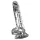 Crystal - Vibrator met zuignap (transparant)