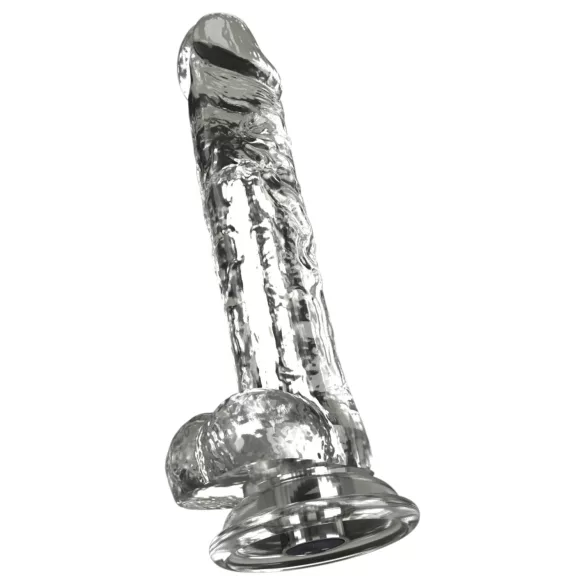 Crystal - Vibrator met zuignap (transparant)