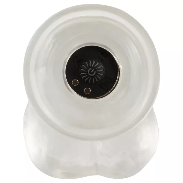 Crystal - Vibrator met zuignap (transparant)