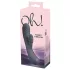 You2Toys - Oh! Rabbit vibrator met clitorisstimulator (zwart)
